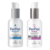 Kit Perpiel Facial Emulsion Antiedad + Humectante Vitamina A