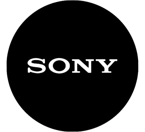 Sony Logo Blanco Y Negro Slipmat Para Bandeja Lo Mejor