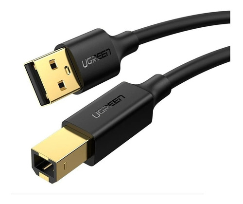 Ugreen - Cable Usb 2.0 Tipo B Para Escáner E Impresora, 3 M 10351, Color Negro