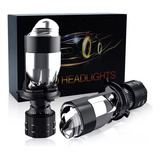 Kit De Faros Delanteros Con Proyector Led H4, Lupa Alta Y Ba