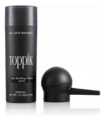 Kit Toppik Fibra Capilar Polvo 27.5g Con Bomba Aplicadora