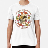 Remera Flowery Skull - El Jardinero Rebelde Algodon Premium