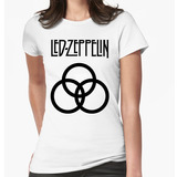 Led Zeppelin Playera Nueva Logotipo Original Alta Calidad