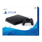 Sony Playstation 4 Slim 1tb Standard Cor  Preto Onyx