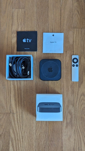 Apple Tv Hd (3ra Generación) Con Control Remoto Y Manuales