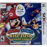 Mario & Sonic At The Rio 2016 Olympic Games Nintendo 3ds