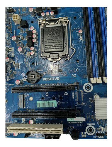 Placa Mãe Chipset B150 Lga 1151 Ddr4 Pos-pib150dt - 11119669