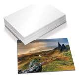 80 Folhas Papel Foto Glossy 230g A3 Brilho Premium Cor Branco