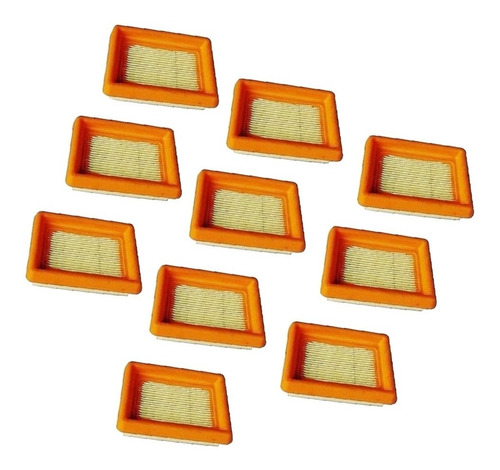 Paquete De 10 Filtros De Aire Para Cepillo Stihl Fs120 Fs200