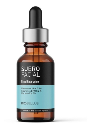 Suero Facial Nano Hialurónico Biobellus 30cc Antiage