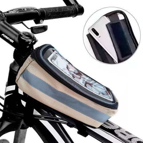Bolso Alforja Bicicleta Porta Celular Objetos Impermeable