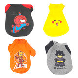 Ropa Perro Gato Sueter Mascota Super Heroes Talla Xl - 2xl