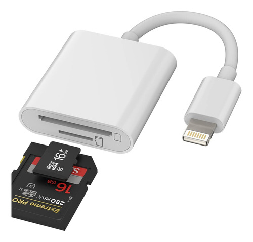 Lector De Tarjetas Micro Sd Para iPhone iPad Memoria A Cámar