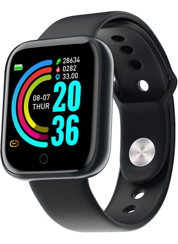 Reloj Inteligente Smartwatch Y68/d20 Ios Android Cuadrado