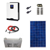 Kit Solar Fotovoltaico 3000w Híbrido Ampliado Mppt