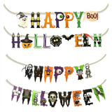 Guirnalda Letrero Banderines Halloween Colgador - Decorativa