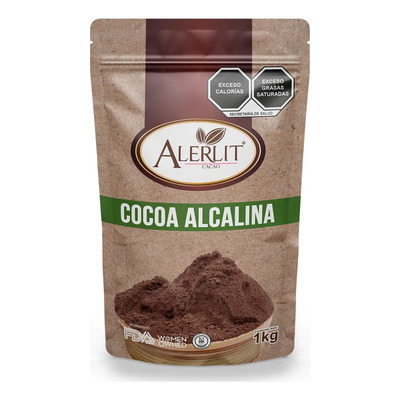 Cocoa Alcalina | Cacao En Polvo 1kg | Alerlit | Meses sin interés