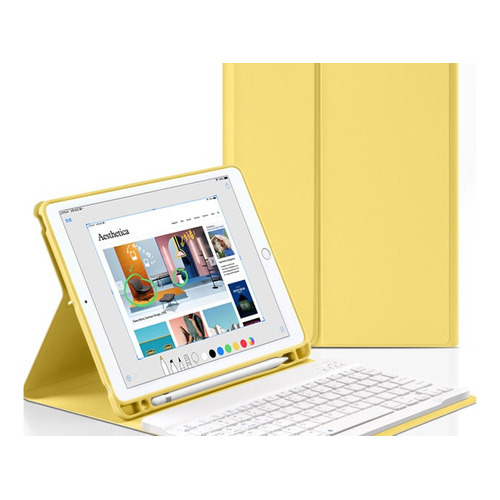 Funda Para iPad Air 4 10.9 A2325 A2316 Teclado Con Mouse Ñ