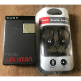 Walkman Sony Srf-19w Rádio Portátil Am/fm Clip Para Cintura 