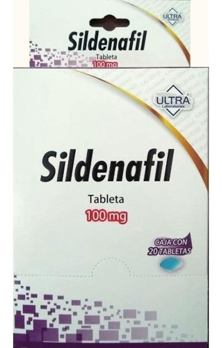 Sildenafil 100 Mg C/20 Tabletas Ultra / Generico Viagra 