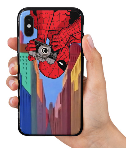 Funda Samsung Todos Los Modelos Spider Man Camara