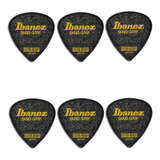 Pack De 6 Uñetas Ibanez Ppa16xsg Bk