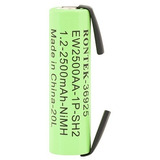 Bateria Recarregável Aa Nimh 1,2v 2500mah Pacote C/ 2 Peças