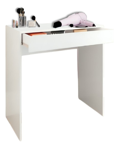 Mesa Escrivaninha Penteadeira Com Gaveta Branco