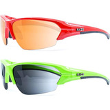 2 Pares De Gafas De Sol Raze X-drive Marco Rojo Lente Hd Mar