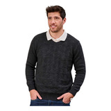 Sweater Escote V Tenca Mauro Sergio