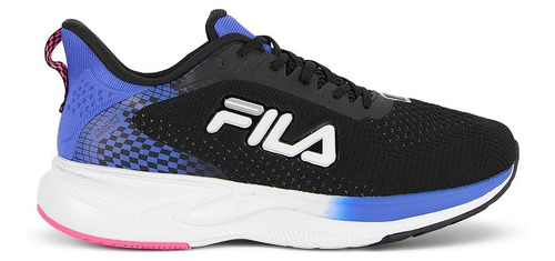 Zapatillas Fila Racer One Negro Azul Mujer