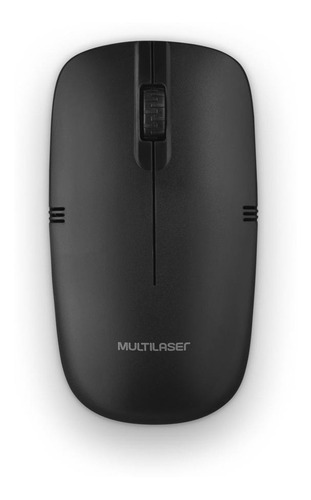Mouse Sem Fio Lite 1200dpi Usb Multilaser Office Preto Mo285