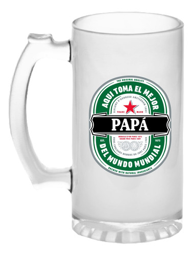 60 Tarros Cervecero Personalizado Día Del Padre Papá