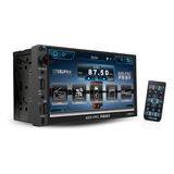 Estereo Con Pantalla/tactil Negro- Bt, Usb, Aux, Cam Reversa