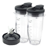 20 For Ninja, 2 Vasos De 24 Oz Con Tapa Para Llevar, Hoja