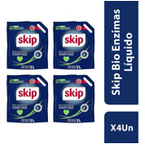 Combo Skip Bio Enzimas Liquido 3l X4