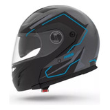 Casco Moto Rebatible Hawk Rs5 Resistance Sophie Doble Visor 