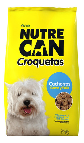 Alimento Para Perro Nutrecan Croquetas Cachorros 15 Kg