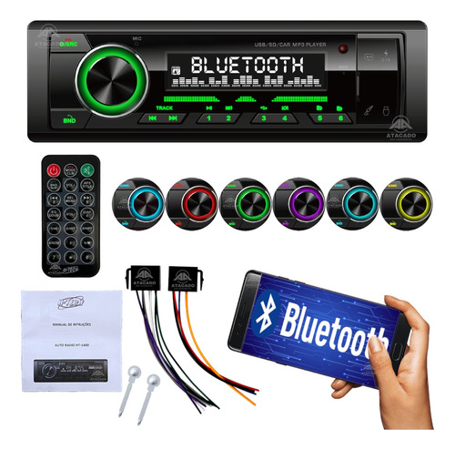 Radio Para Carro Automotivo Bluetooth Forte Melhor Q Soni