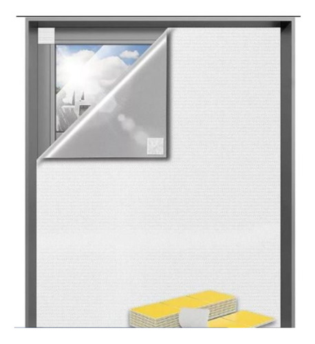 Cortina Painel Blackout Mosquiteiro P/ Janela De 1,20x120m