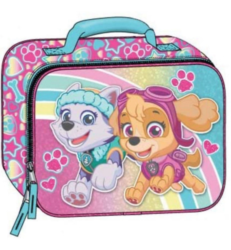 Paw Patrol Lonchera Skye Y Everest Color Rosa