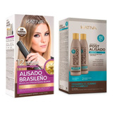 Kit Kativa Alisado+post C.claro - mL a $169