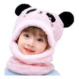 Gorro Bufanda Invernal Oso Panda Infantil Niños