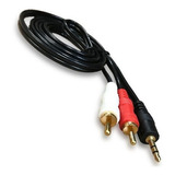 Cable De Audio Rca 2x1 A Plug 3.5mm / 1.5mts 