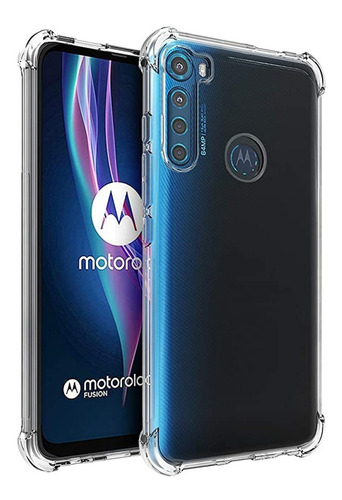 Funda Alto Impacto Para Motorola One Fusion + Templado Full