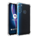 Funda Alto Impacto Para Motorola One Fusion + Templado Full