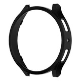 Capa Protetora Case Sem Pelicula Embutida Compativel Com Samsung Galaxy Watch 4 5 E 6 40mm R860 / R865 / R900 / R905 / R930 / R935- Cor Preto