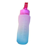 Botella De Agua Motivacional 2lt Con Correa Colores