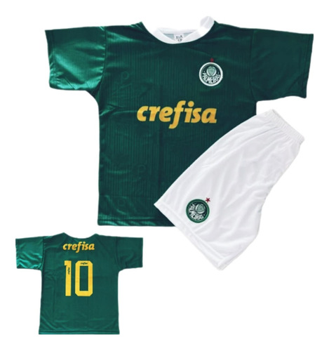 Kit Conjunto Infantil E Juvenil Do Palmeiras Novo