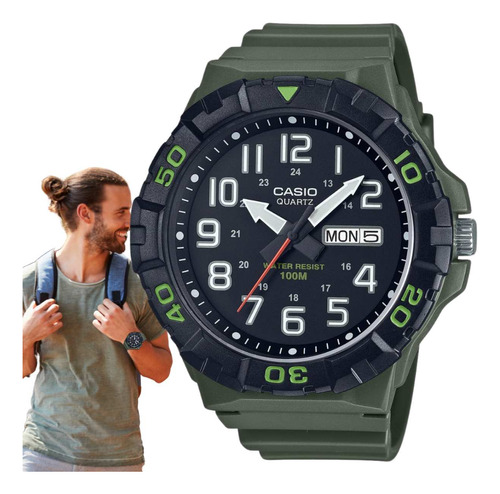 Relógio Casio Masculino Analógico Esportivo Mrw-210h-3avdf